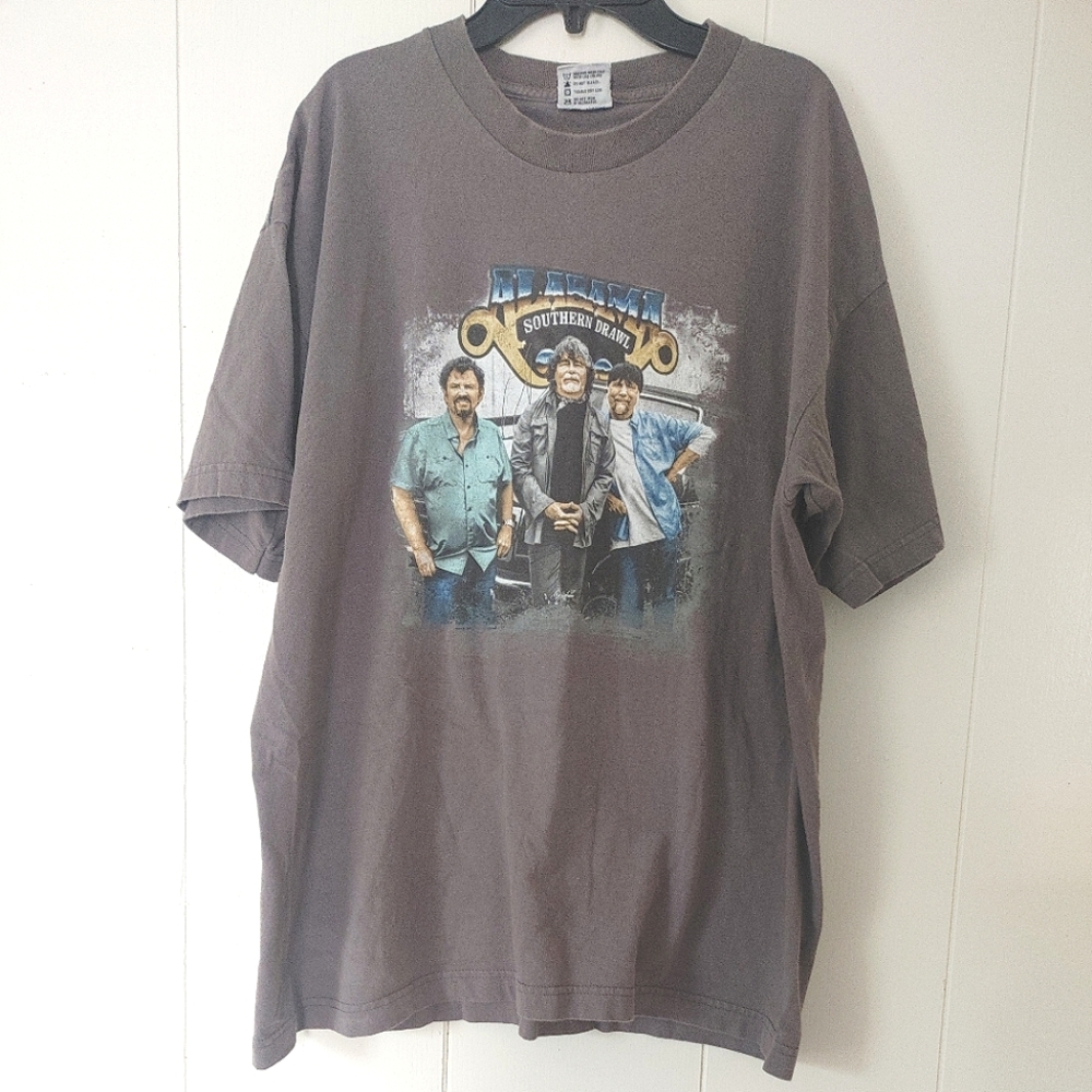 Vintage Bayside Heavyweight Preshrunk Men's Gray Alabama Southern Drawl Size XL